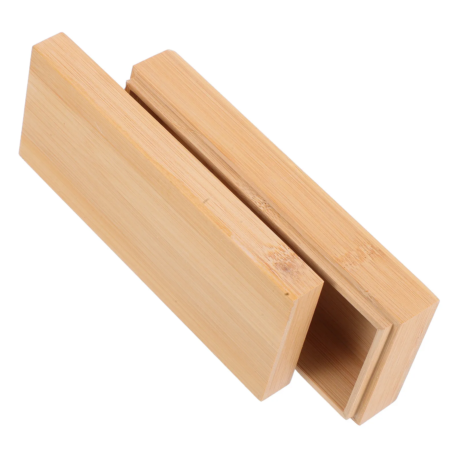 

Wooden Storage Box Rectangular Handmade Lid Unfinished Large Capacity Home Office Decorative Keepsake Box Wooden Chest