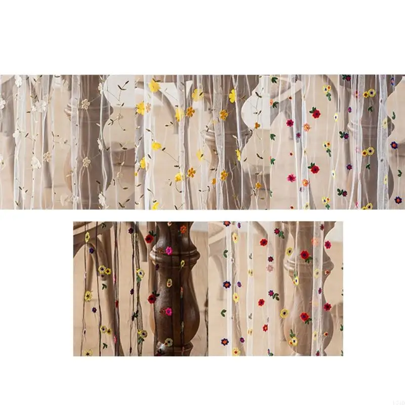 

L74D Elegant Lace Table Runner For Wedding Party Decoration Embroidery Tableclothes