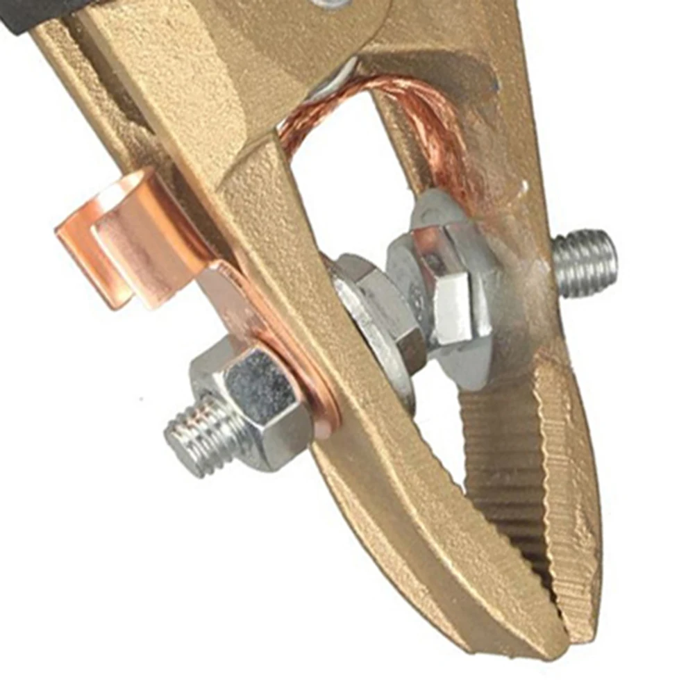 Earth Cable Clamp 400A A Shape Grounding Clamp Made of Brass for High Current Welding and Industrial Grounding Tasks