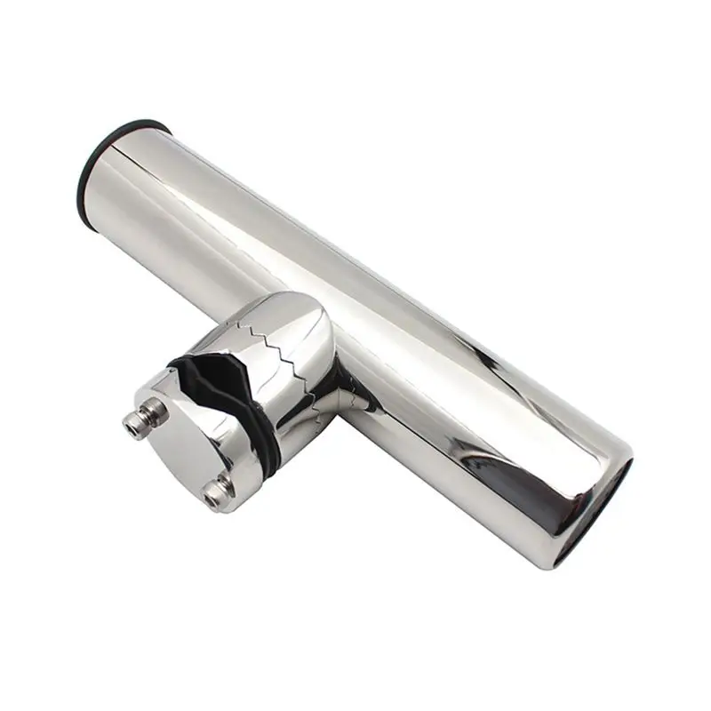 AF93-Fishing Rod Holder Mirror Polish Adjustable Fishing Rod Holder Marine For 19-25Mm Rail