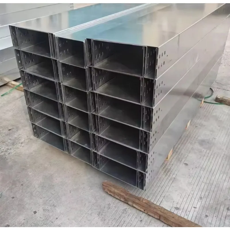 Hot dip galvanized heavy duty cable trapezoidal mesh tray for cable laying and support