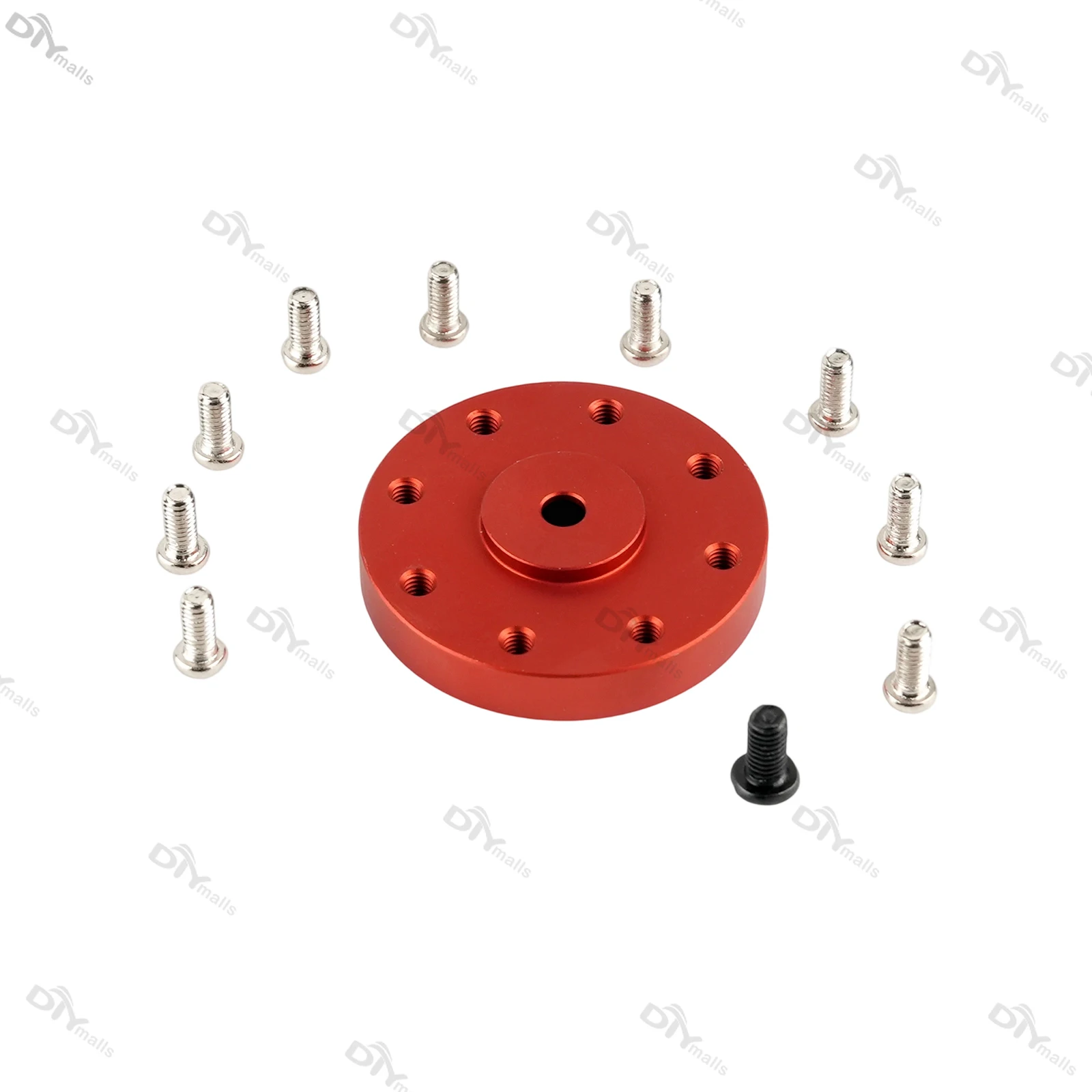 1/2/4/10pcs 18T Metal Round Servo Bracket for DS5160 DS5180 DS51150 60/80/150/160KG Servo Motor High Torque Servo M2.5*6 Nuts