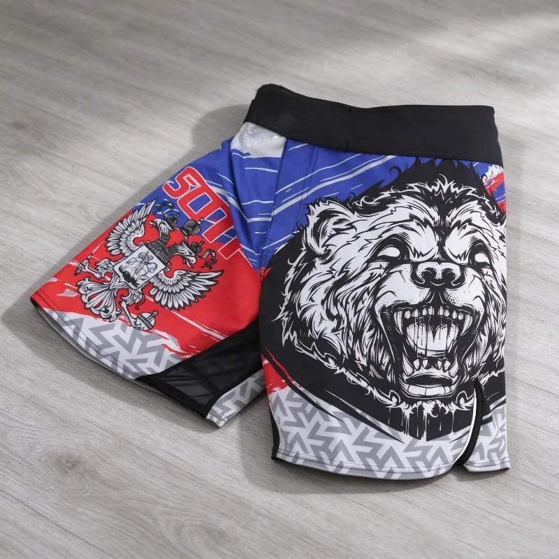 Boxing Training Shorts Breathable Fighting Boxing Fighting Muay MMA Thai Coach Running Fitness Men Kid Shorts