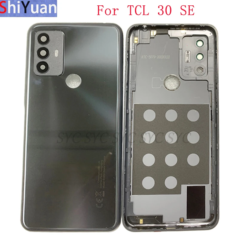 

Battery Cover Rear Door Housing Case For TCL 30 SE 6165 30E 6127A 305 306 Back Cover with Logo Replacement Repair Parts