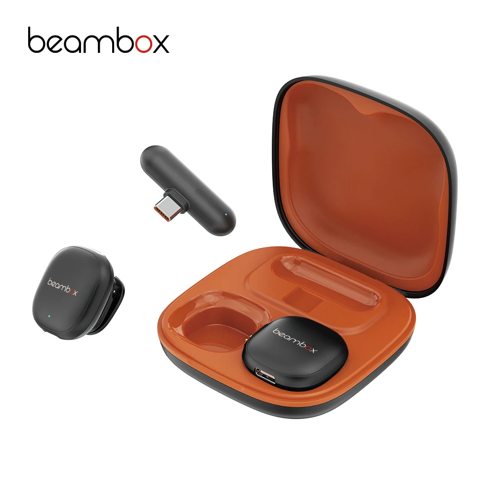 2025 New Dynamic Lapel Wireless Lavalier Microphone for iPhone Battery Noise Reduction Feature for Video Recording YouTube Vlogs