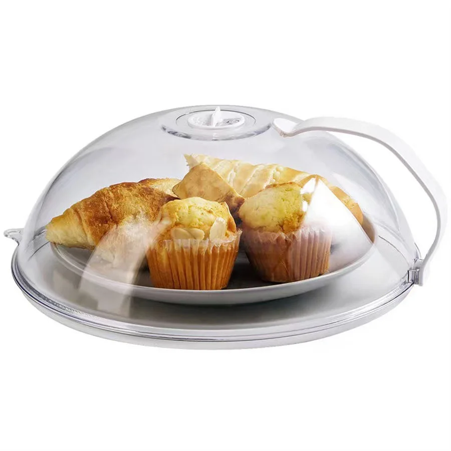 Microwave oven heating appliance Bowl cover Refrigerator round plastic transparent oil spillproof fresh cover bowl cover