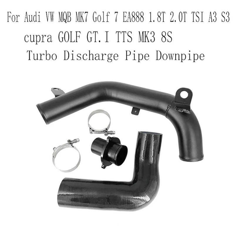 Turbo Discharge Pipe Downpipe Component For  VW MQB MK7 Golf 7 EA888 1.8T 2.0T TSI A3 S3 Cupra GOLF GT.I TTS MK3 8S