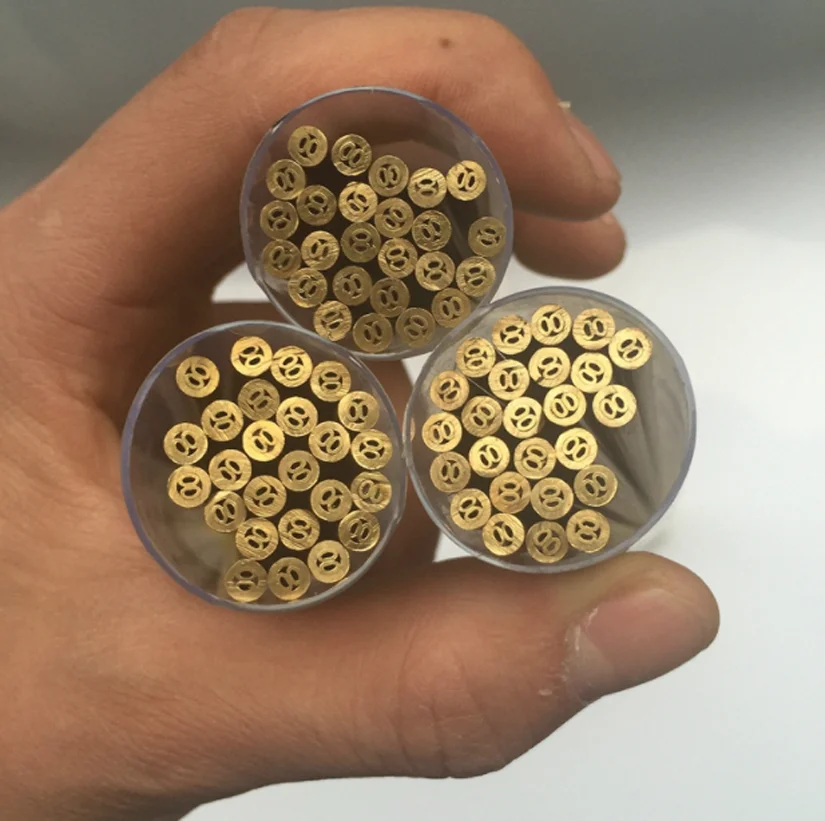 Drilling Brass Electrode Tube Multihole 4 Holes Diameter 1.5mm 3.0mm Length 400mm for WEDM Drilling Machine