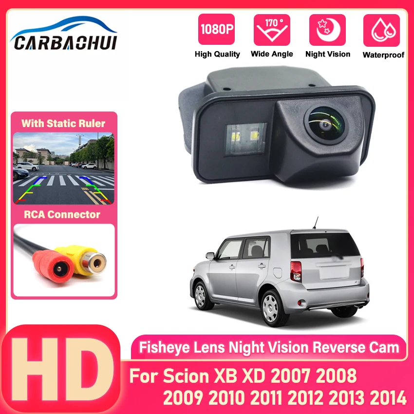 HD CCD Car Rear View Reverse Backup Camera For Scion XB XD 2007 2008 2009 2010 2011 2012 2013 2014 Waterproof High Quality RCA