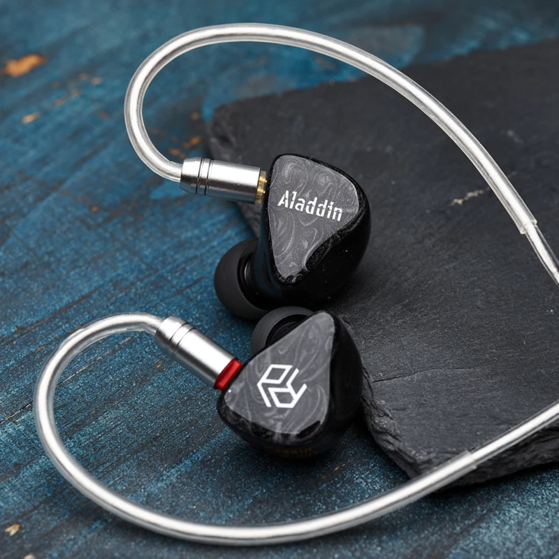 Yanyin Aladdin 3BA +1DD Hybrid Drivers HiFi In-ear Earphone Monitor IEMs with Detachable Cable 0.78mm 2pin for Audiophile