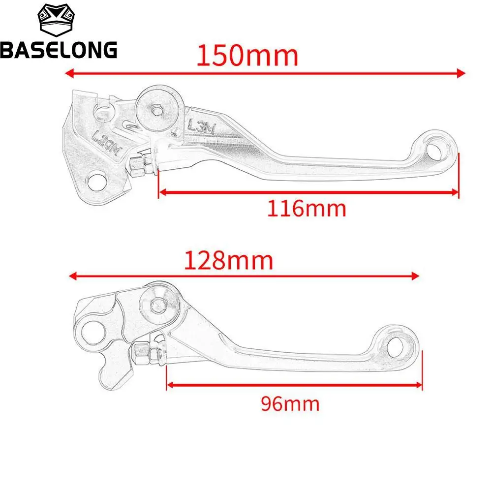 2pcs High Quality Motocross CNC Clutch Brake Levers Handle Lever For SUZUKI LT-R450 LTR450 LTR LT-R 450 2006 2007 2008 2009