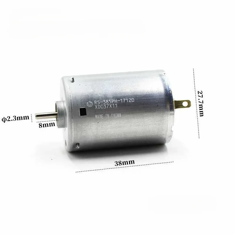 1PC Japan MABUCHI RS-385PH-17120 Carbon Brush Motor 5-pole Rotor DC 23.5V 8600RPM Medium Low Speed for Toy Car Boat Model