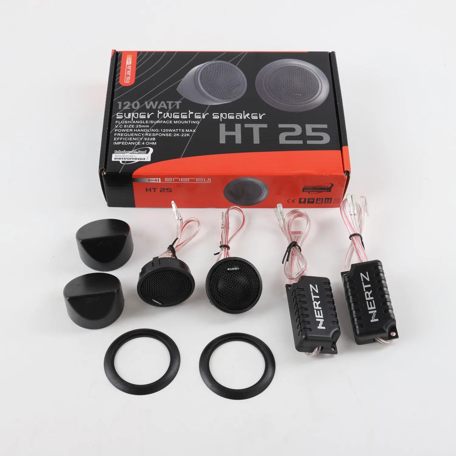 General Purpose Tweeter120W Super Silk Dome Tweeter Speakers Car Power Loud Dome Tweeter Loudspeaker for Car High Tweeter