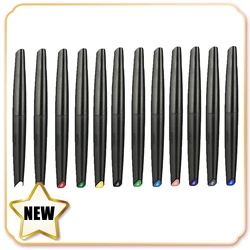 DSPIAE 5/8/12 Colors Brush Pen Environment-friendly Water-based Soft Head Marker Base Color Metallic Color  Fluorescent Color