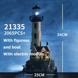 Electric Lighthouse Building Blocks 2065PCS Compatible 21335 Bricks Assembled Toys For Children Christmas Gift With Original Box