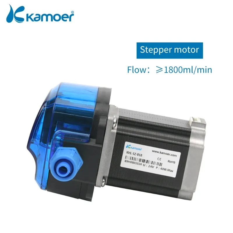 Quality Product Kamoer 1800ml/min KHL Peristaltic Pump 24V Self Priming High Flow Dosing Pump Stepper Motor