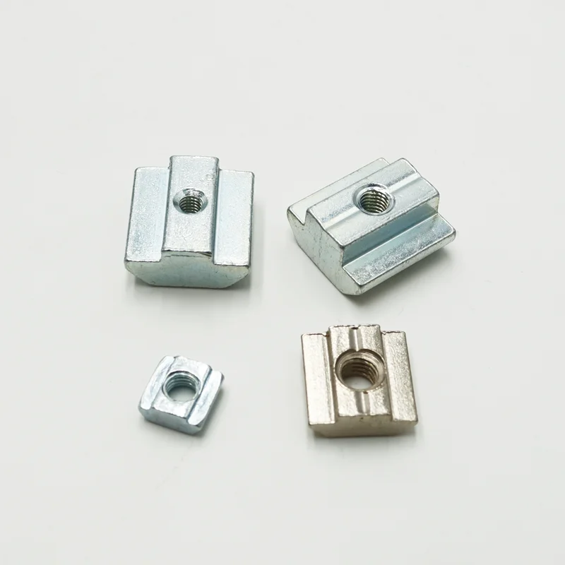 200 teile/los T Gleitmutter Block Vierkantmuttern M3 M4 M5 M6 für 2020 3030 4040 45 Slot Gleitmutter in Verbindung Aluminium Profil T Mutter – Detail 3