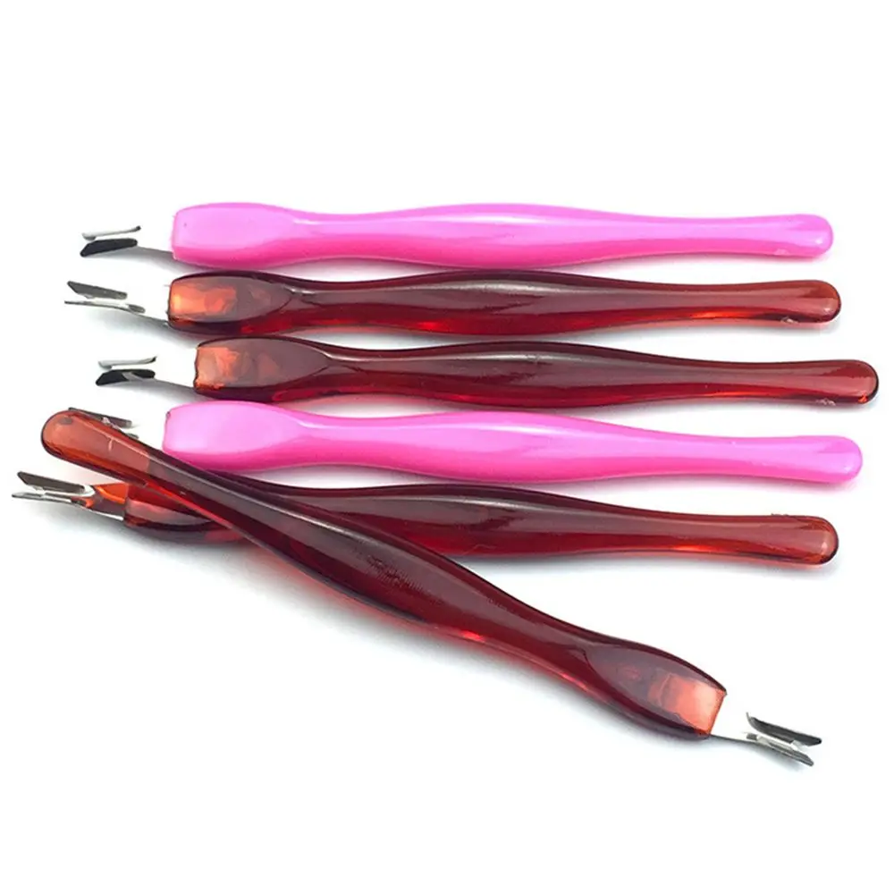 Professional Cuticle Nipper เล็บเท้าเล็บ Dead Skin ส้อม Cuticle Remover เล็บ Cuticle Pusher เล็บกําจัด
