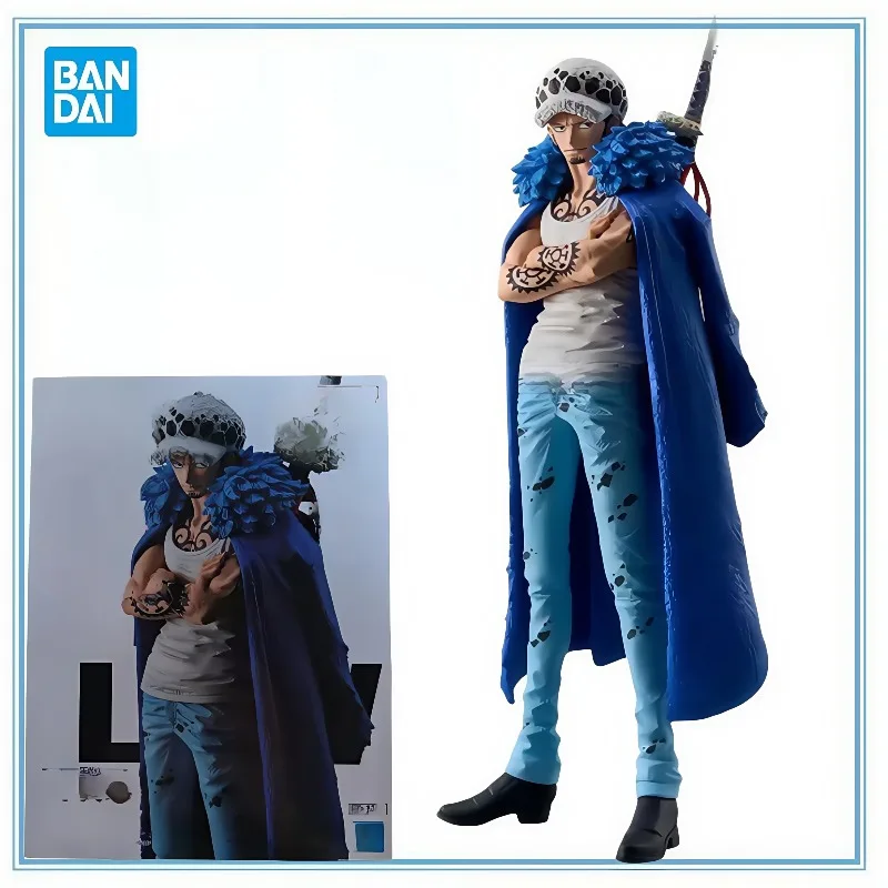 

BANDAI в наличии, натуральная цельная фигурка Banpresto KOA 23 см Trafalgar Law Wanno Country, аниме, модель, коллекционная игрушка