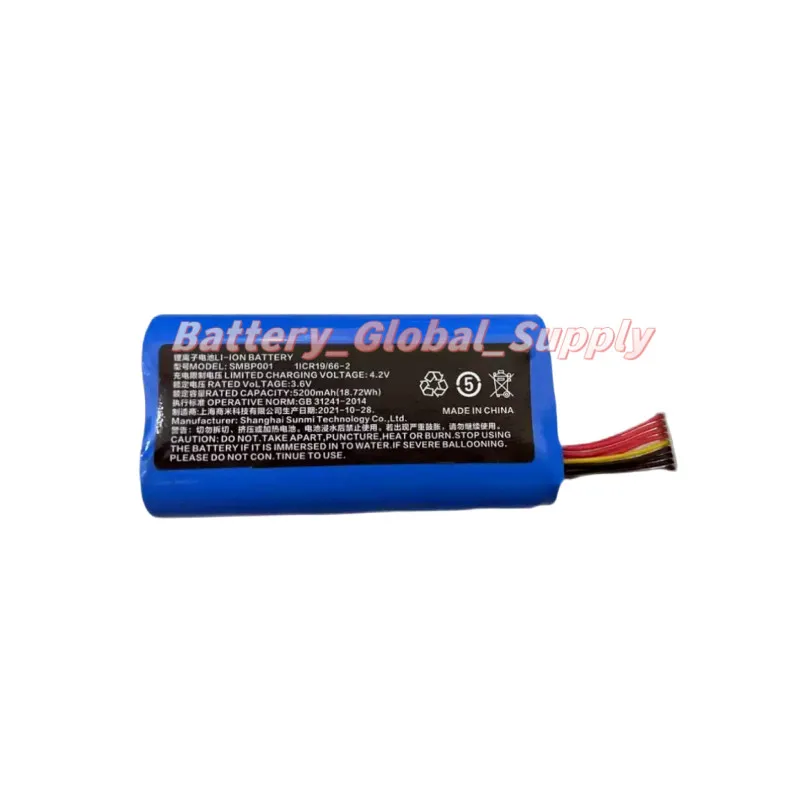 

For P1 V1S W6900 SMBP001 battery 3.6V 5200mAh 18.72Wh high quality, new