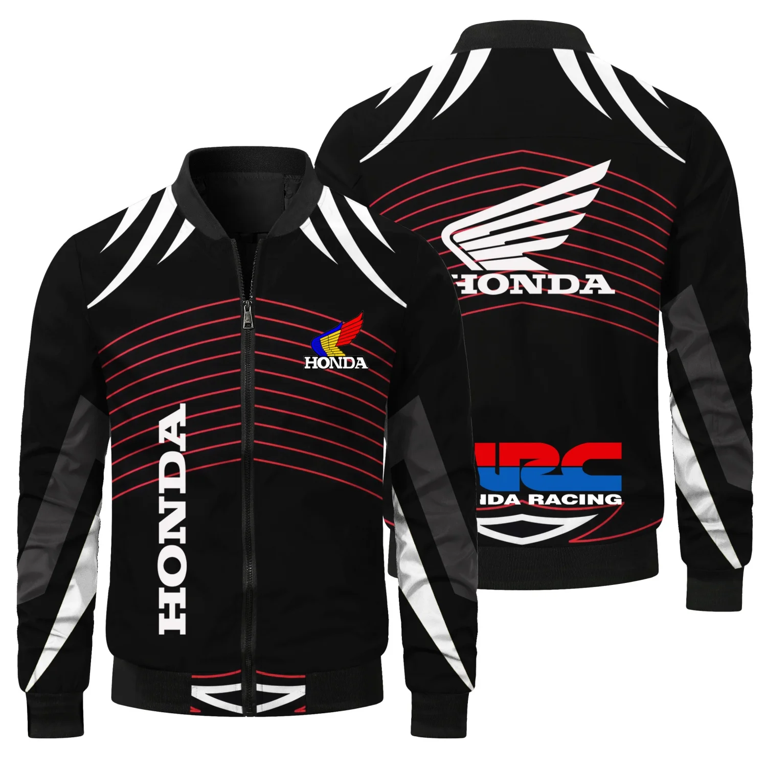 New Honda Logo Motorcycle Racing Team Men's Jacket Sporty and Fashionable Men's Jacket Spring and Autumn Men's Clothing Coat