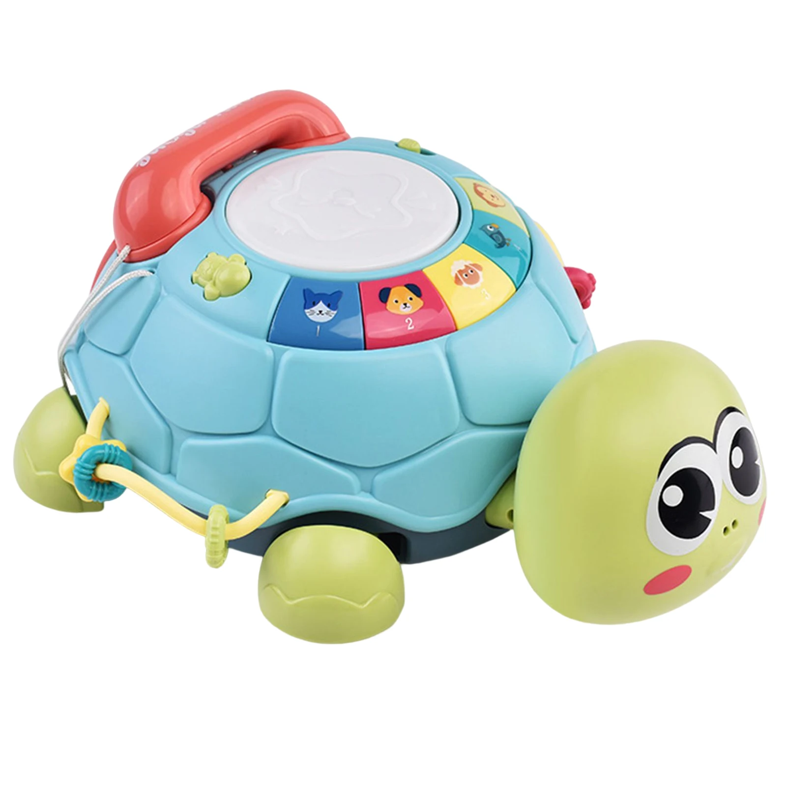 Juguetes de tortuga musicales para bebé, coordinación ocular y habilidad cognitiva, regalo para Navidad, cumpleaños y Año Nuevo