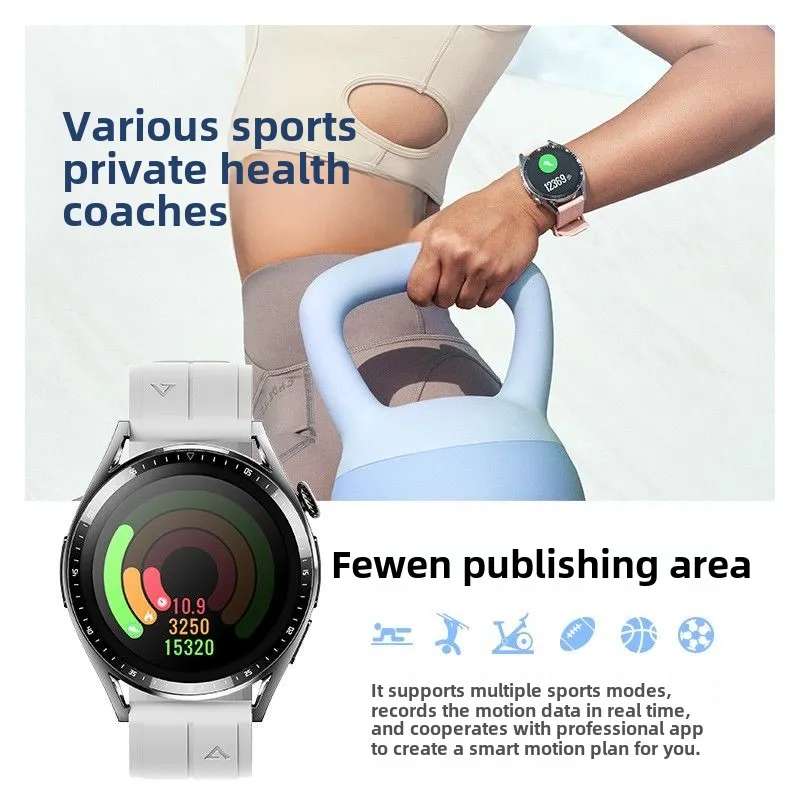 ساعة DiDo الذكية مع مراقبة معدل ضربات القلب وضغط الدم للياقة البدنية وتقييم المخاطر الصحية