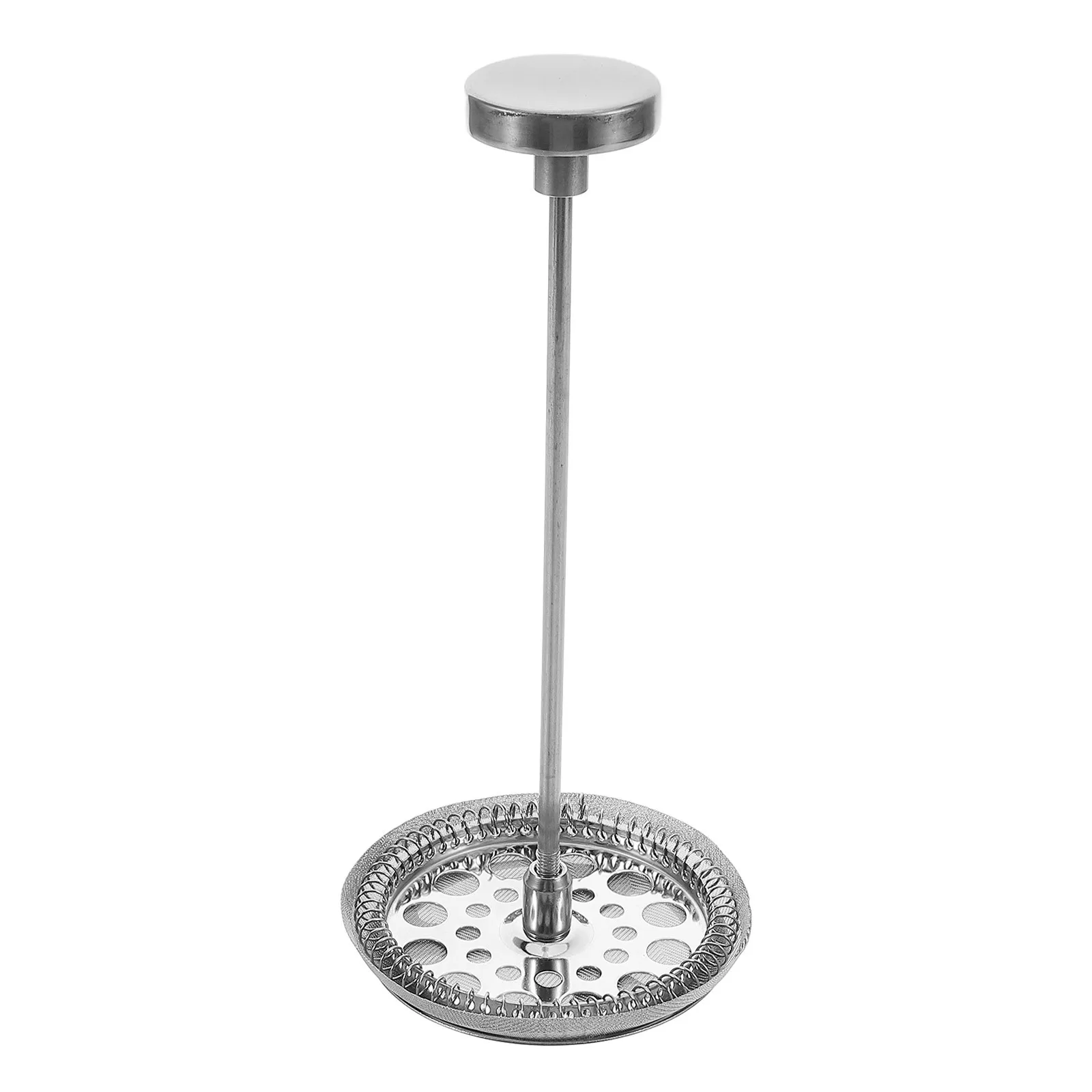 1 مجموعة الفولاذ المقاوم للصدأ صانع القهوة مجموعة مرشحات شبكة دقيقة مقبض مريح سهلة التنظيف استبدال أجزاء ل