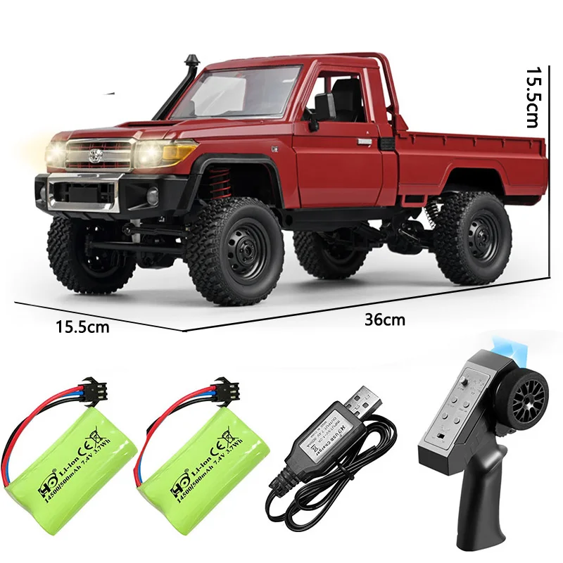 Waterproof Mn82 Full-Scale Remote Control Car Model Rc Remote Toy Simulation Pickup Control Truck 4wd Climbing Off-Road Vehicle