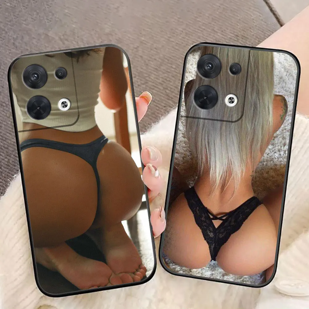 Sexy Ass Underwear Bikini Girls Cover Phone Case For OPPO RENO 11 11F 10 8T 8 7Z 7 6Z 6 5 5F 4 4F LITE PRO TPU Case Funda Coque