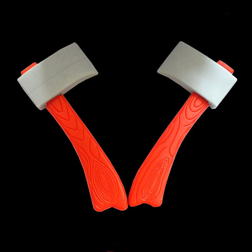 Hatchet de plástico prop alça vermelha para traje de halloween acessório crianças festa cosplay larp decoração teatral role play