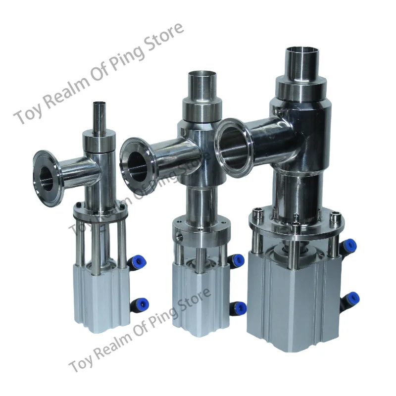 Pneumatic filling head Pneumatic filling machine valve DN16/25/34/45 Paste liquid dual purpose filling valve 304