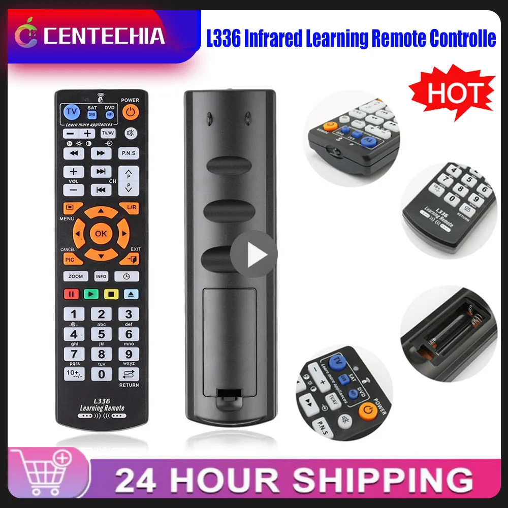 Universal Smart L336 Remote Control Controler IR Learning Controller With Learning Function For TV/VCR/SAT/CBL/STR-T/DVD/VCD/CD