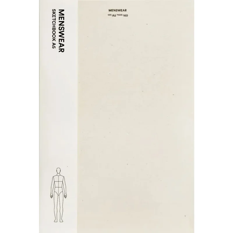 

Menswear Sketchbook A5 Fashionary Fashionary 9789887711148 Book