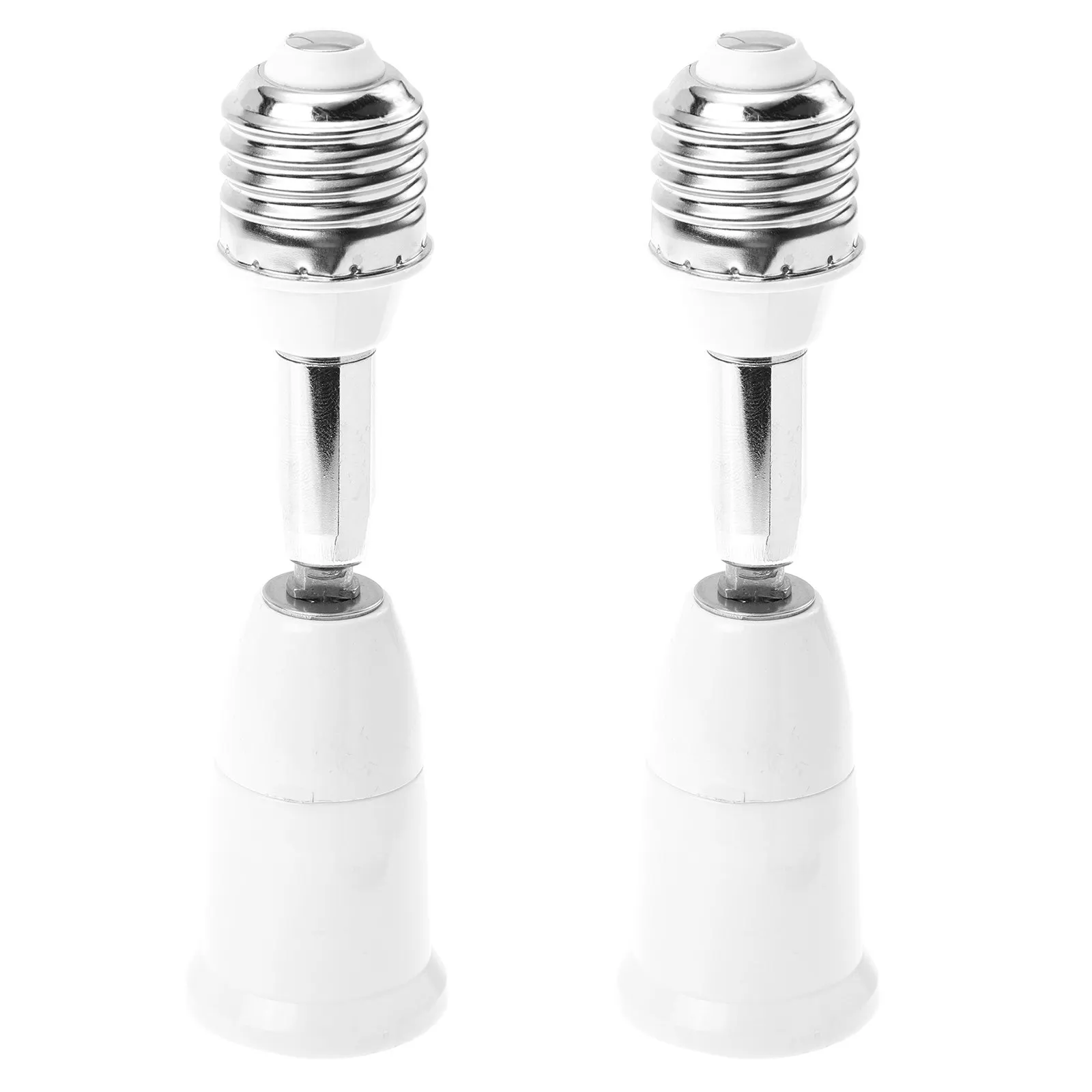 

Комплект из 2 гибких адаптеров-переходников E27-E27 с удлиненной шейкой для ламп, для дома, отелей и ресторанов