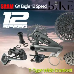 SRAM GX Eagle 1x12 12V Transmission DUB Trigger Shifter Rear Derailleur 10-52T XD Cassette  T-Type Crankset Bicycle Accessories