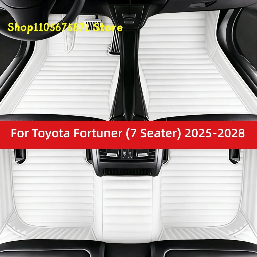 Custom Car Floor Mats Fit For Toyota Fortuner (7 Seater) 2025 2026 2027 2028 Car Mat Accessories Mats Carpets