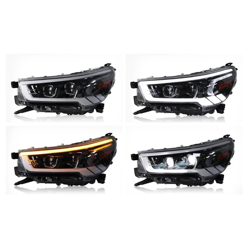 DRL Lamp Car Head Light LED Headlight for Toota Hilux Revo Vigo