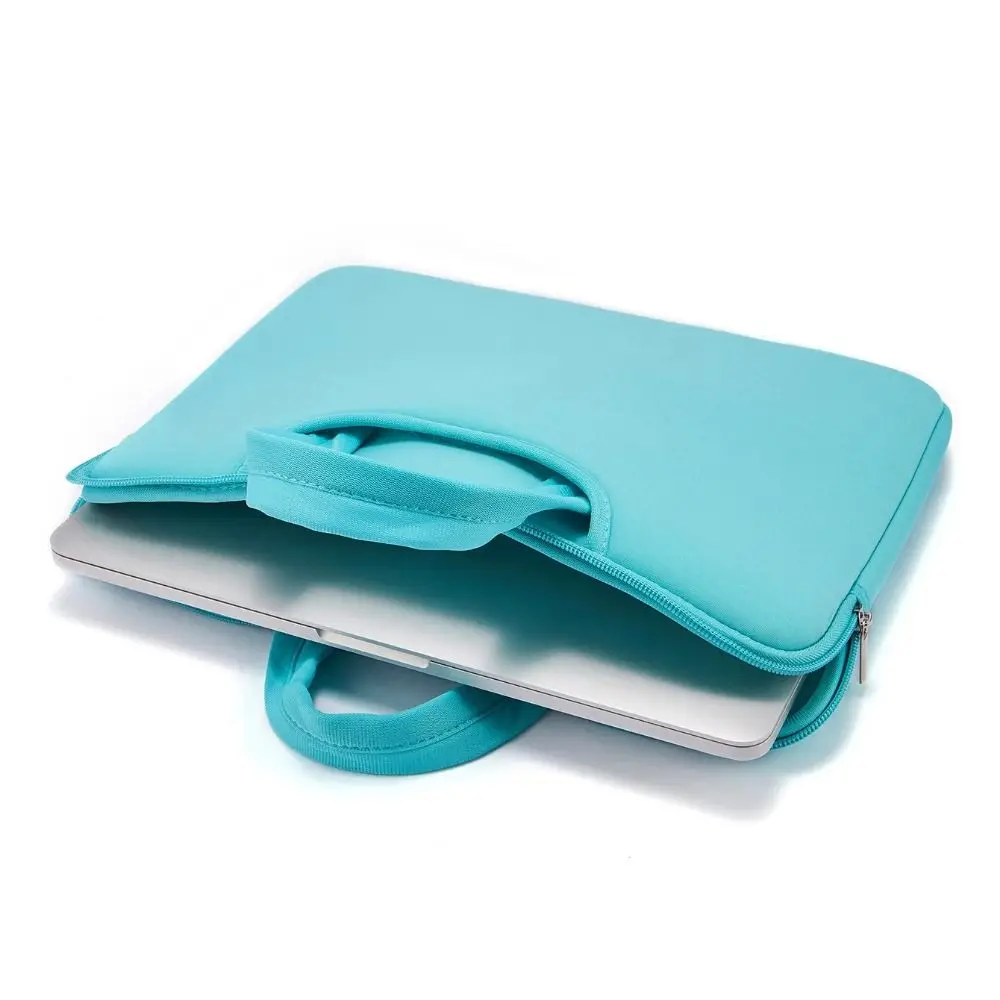 Dengan Pegangan Tas Laptop Portabel Casing Laptop Ultra Tipis Ringan Bahan Lembut Tas Kantor Bisnis Lengan Notebook Multi-lapis