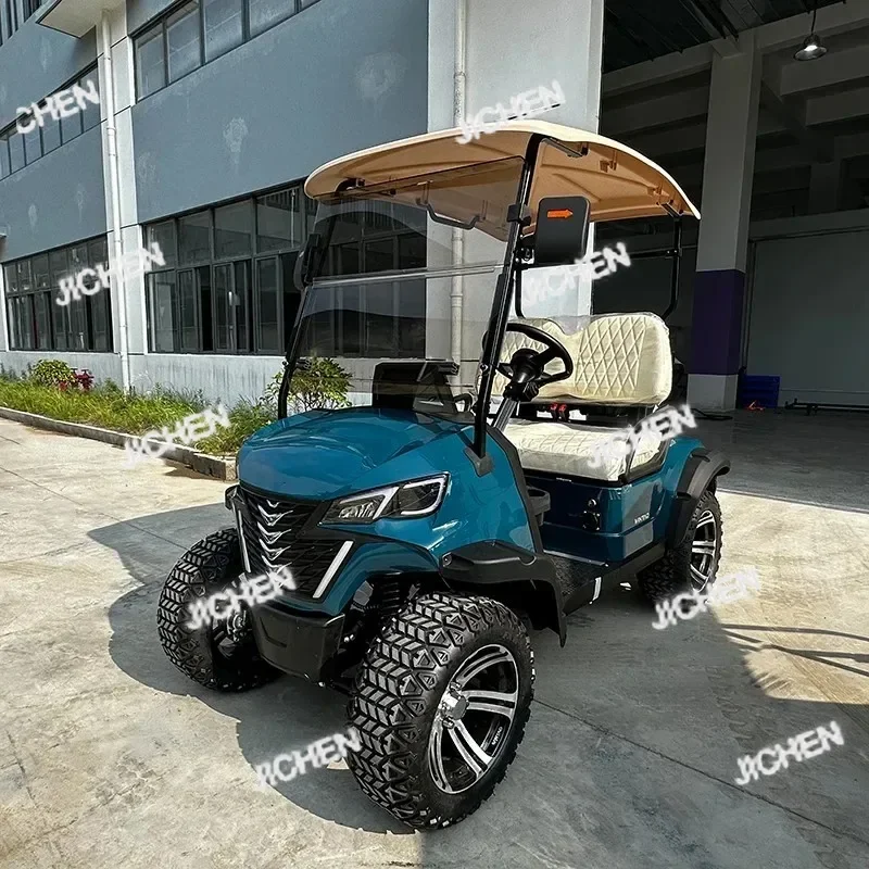 รถกอล์ฟไฟฟ้า 2 ที่นั่ง ยี่ห้อ HG Brand Design สำหรับเที่ยวชมสถานที่/คลับ/ล่าสัตว์  48/72V พร้อมใบรับรอง CE