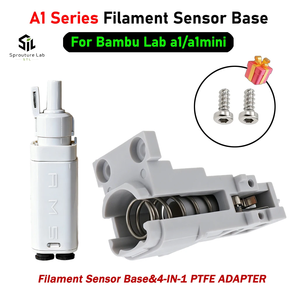 Base do Sensor de Filamento para Impressora 3D Bambu Lab Série A1 - Acessório para Impressora 3D Bambu Lab