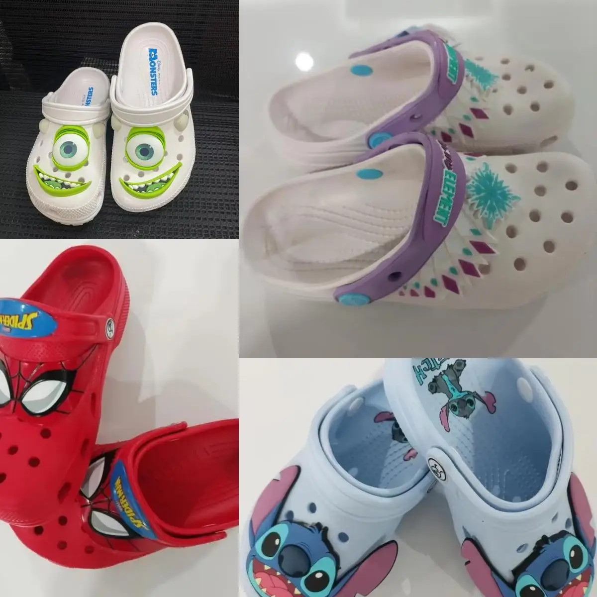 

Unisex Breathable Slippers Beach Shoes Cartoon Stitch Anti-Slip Sandals Cute Frozen Character Household Slippers