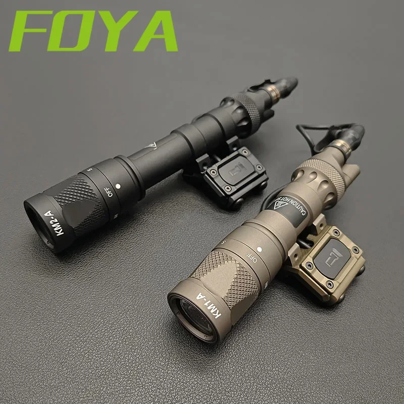 Tactical Weapons Torch M300V M600V LED Strobe Flashlight Hunting AR15  Rifle Scout light Airsoft Modbutton Remote Switch Metal