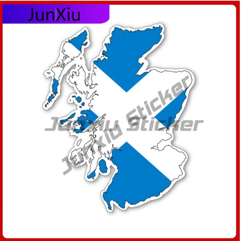 

SCOTLAND MAP SILHOUETTE Trendy Boat UV Resistant Decal FLAG VINYL CAR VAN IPAD LAPTOP STICKER Trendy Funny Truck Trendy Fade