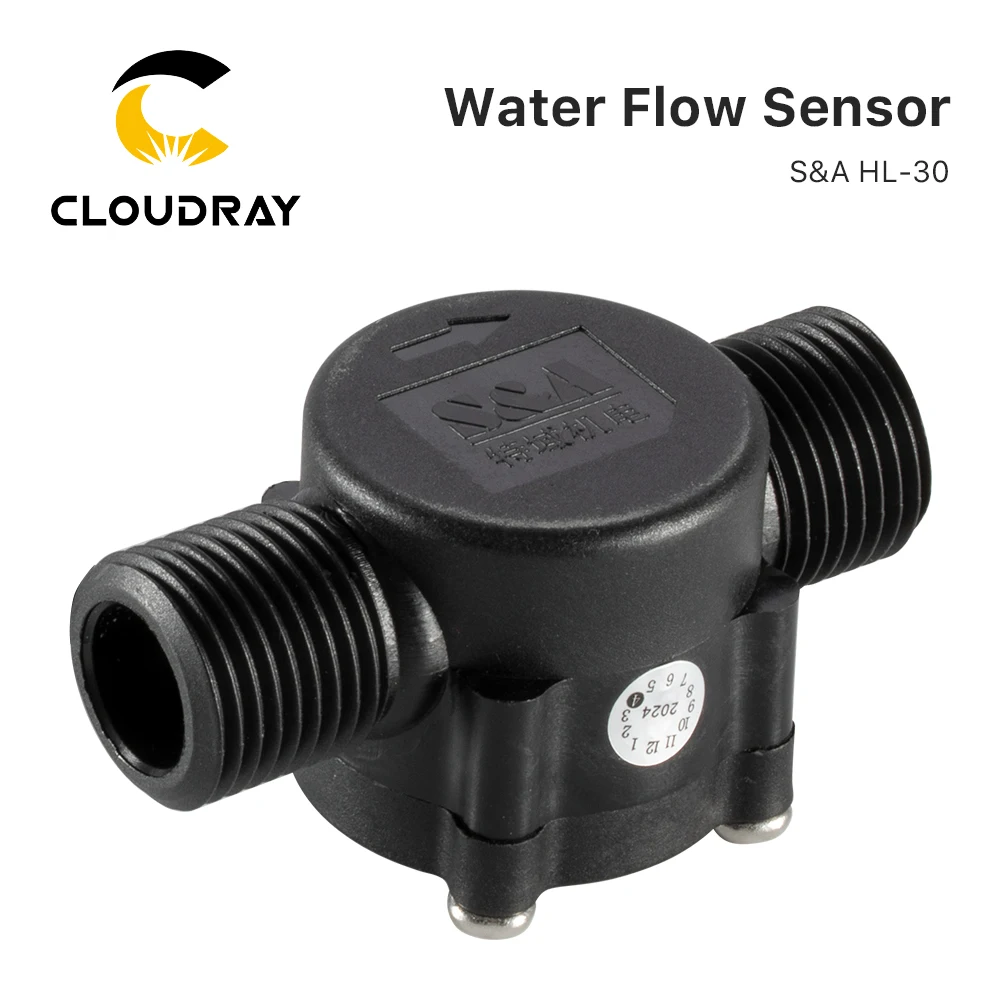 Cloudray Water Flow Switch Sensor HL-30 for S&A Chiller for CO2 Laser Engraving Cutting Machine