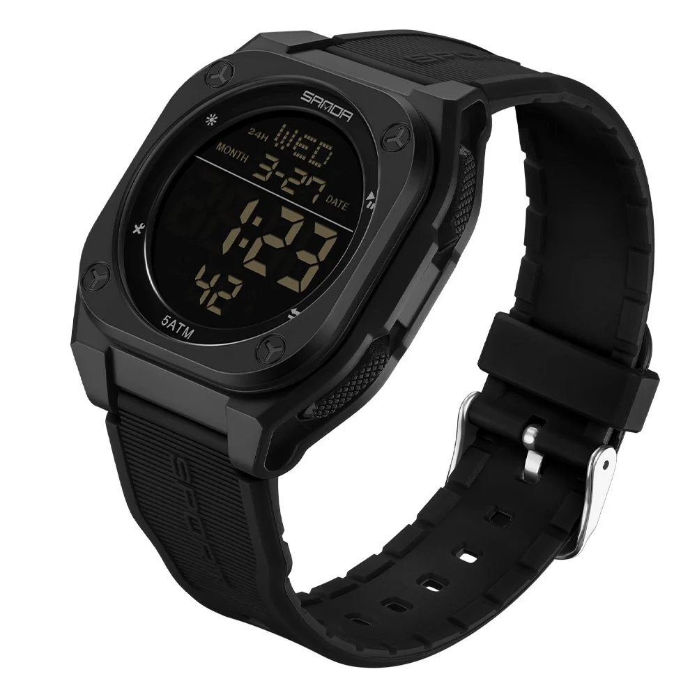 

Fashion Mens Digital Watches Waterproof, Outdoors Sports Watch, Man Led Wristwatch, Alarm Clock/Date/Countdown Electronics Watch