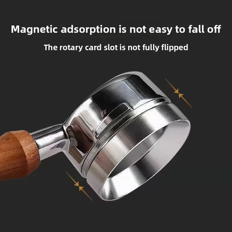 حلقة جرعات القهوة قمع جرعات الإسبريسو 51 مللي متر 53 مللي متر 58 مللي متر مغناطيسي لـ Delonghi Breville E61 Portafilter Barista Tool ملحقاتها #2