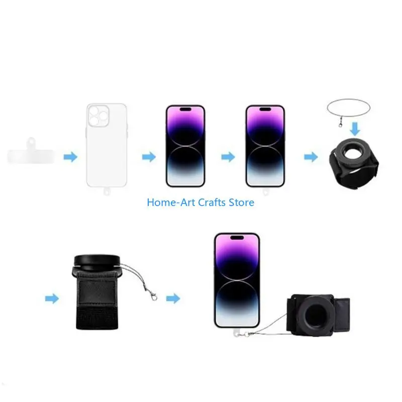 Cinturino da polso per supporto per telefono magnetico Y3NA per il comfort e stabilità alla fine