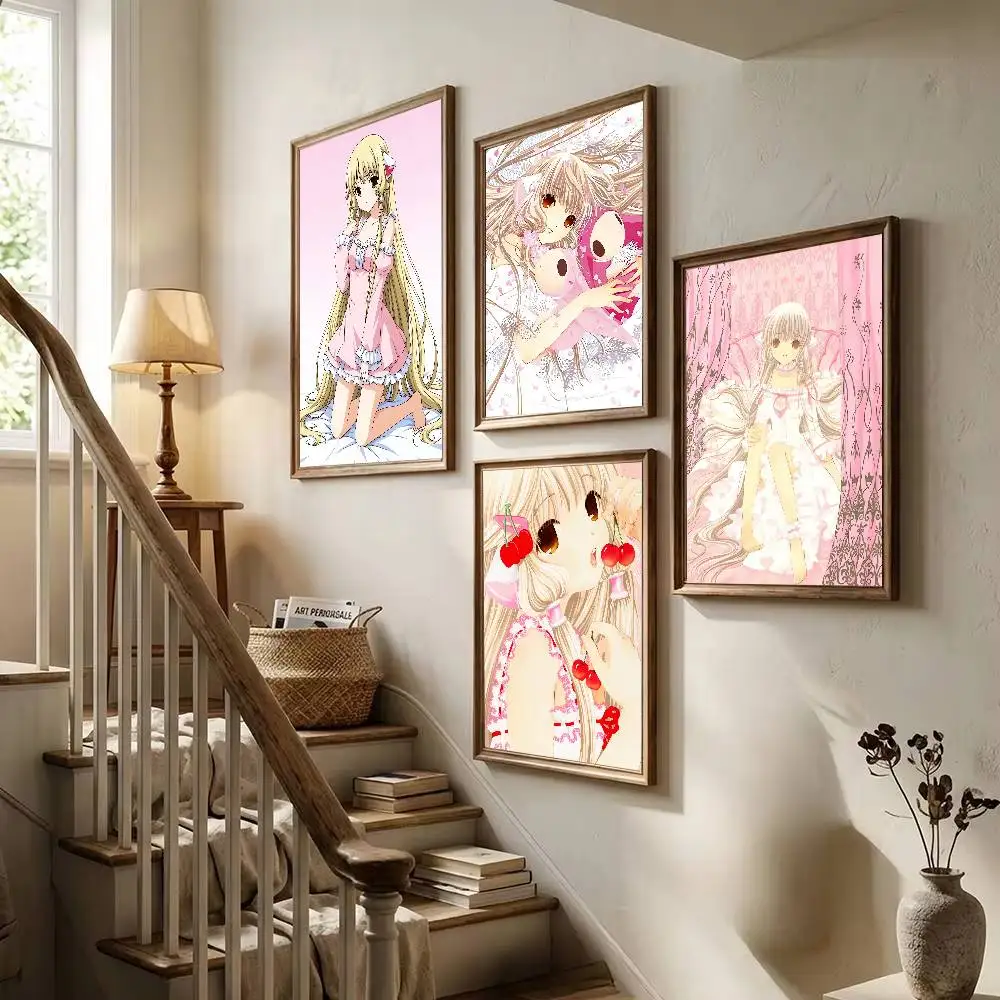 Kawaii Girl C-Chobits Anime Poster HD Waterproof Self-Adhesive Wall Art – Multi-Scene Use, Top Gift Pick