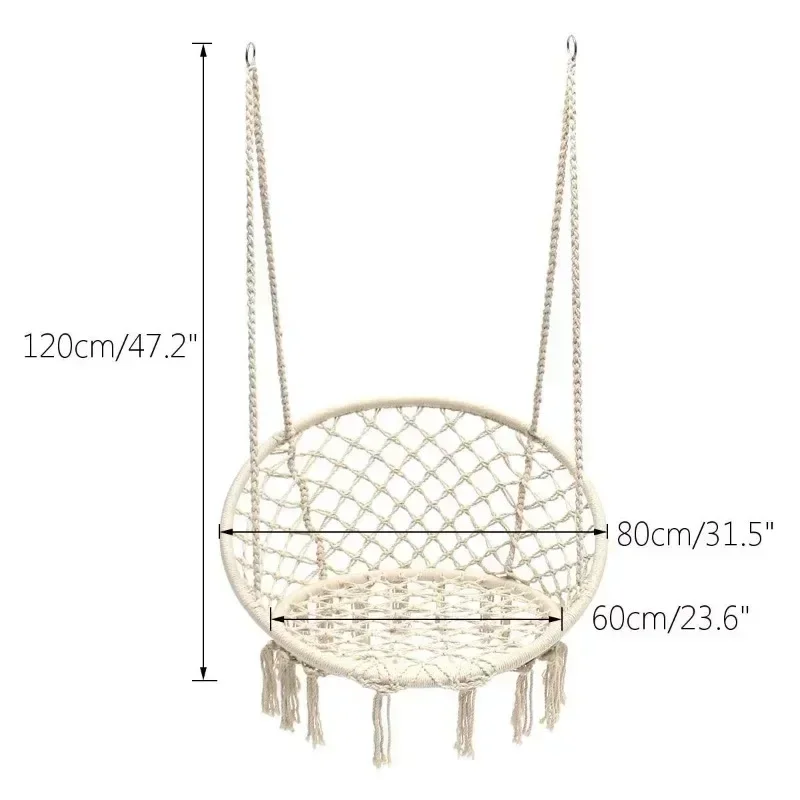 Hammock Chair Outdoor Garden Chair Hanging Hammock Home Bedroom Swing Bed Lazy Chair Indoor Frame Relaxing Chair Beach Chairs